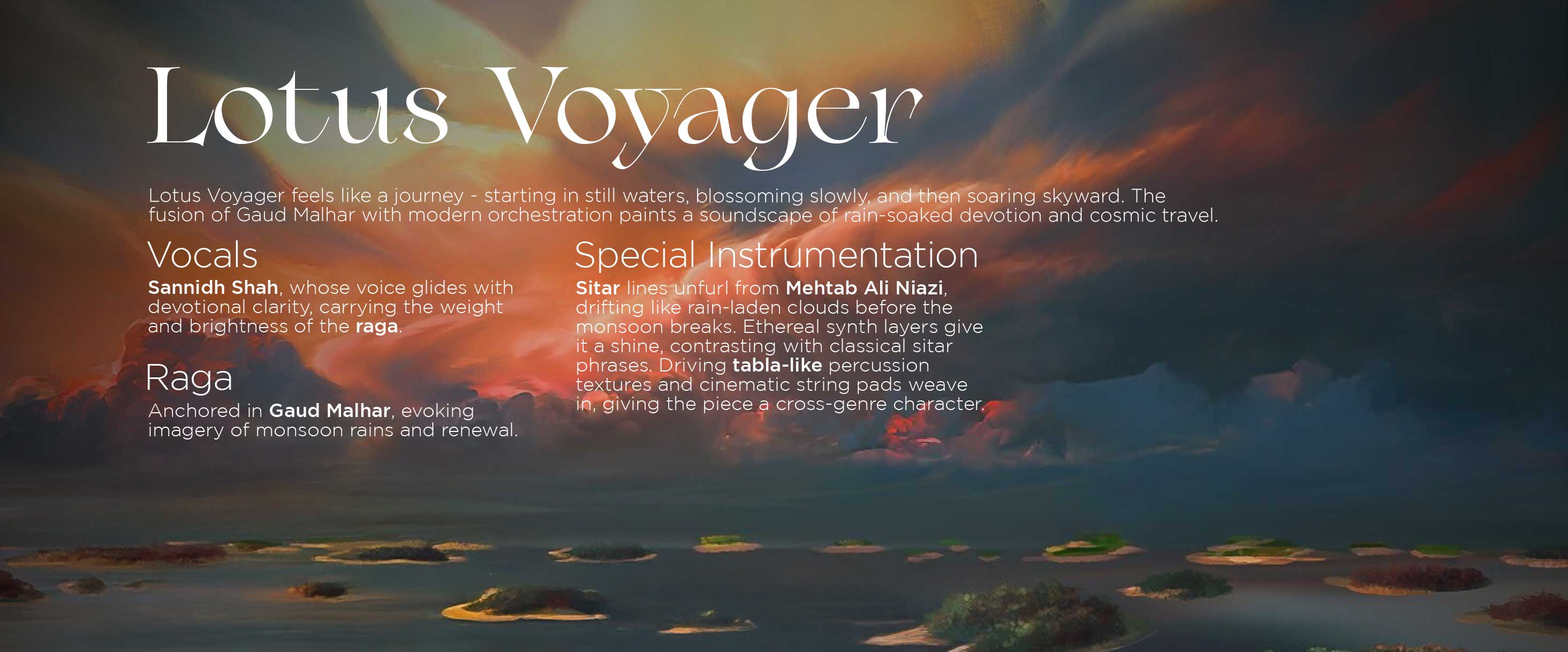 Album Section Desktop | Lotus Voyager