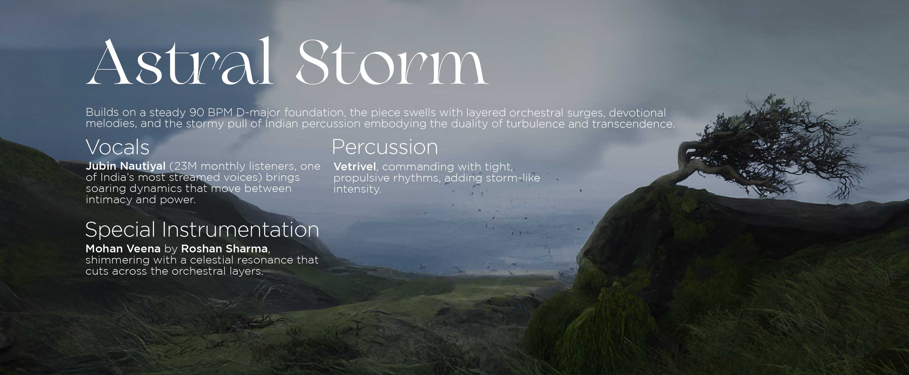 Album Section Desktop | Astral Storm