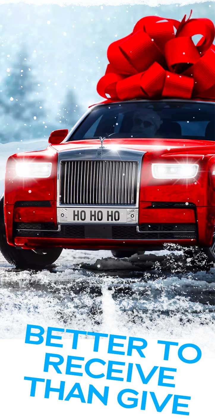 Better to receive than give